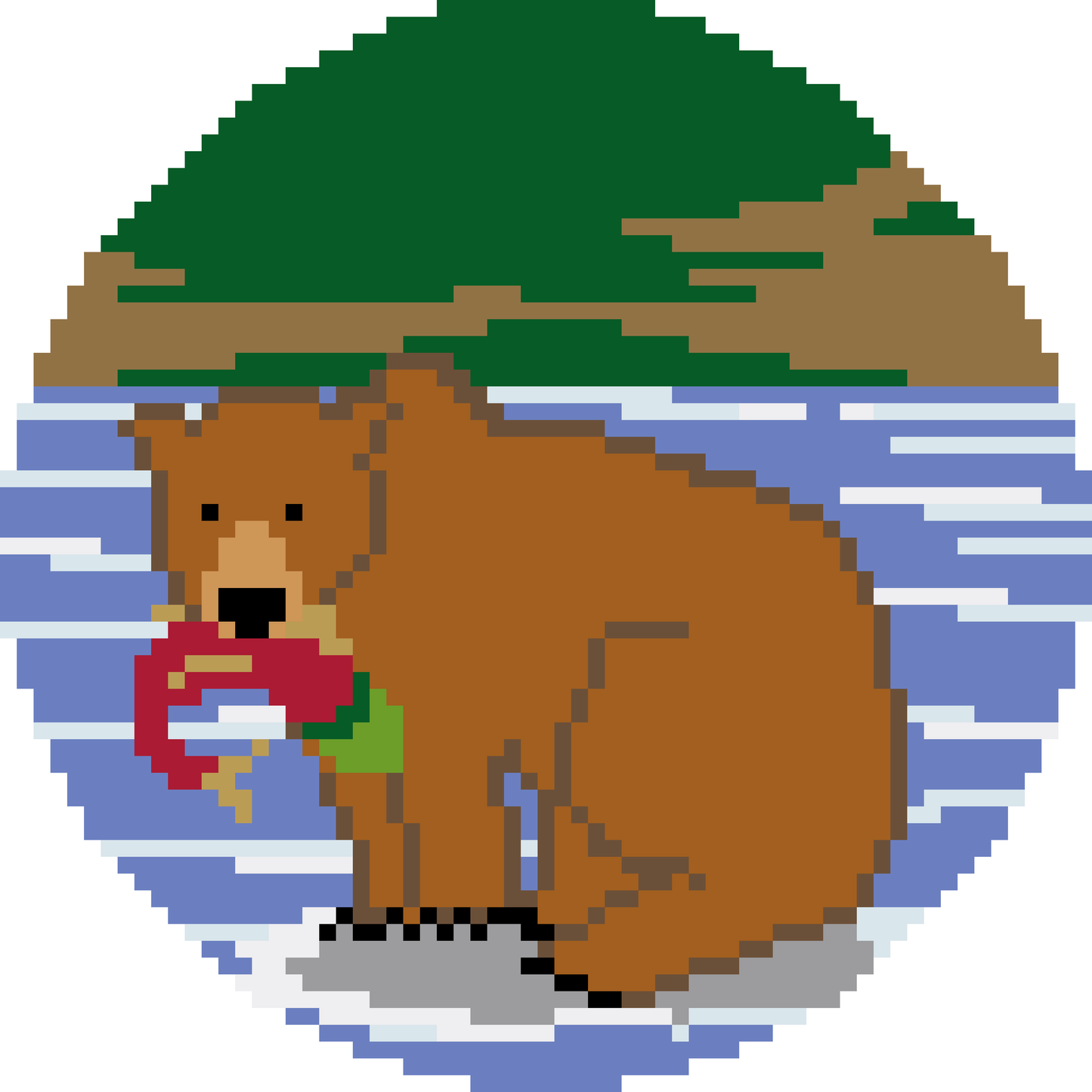 Brooks Falls - bear with fish