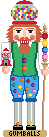 Candy nutcracker - gumball